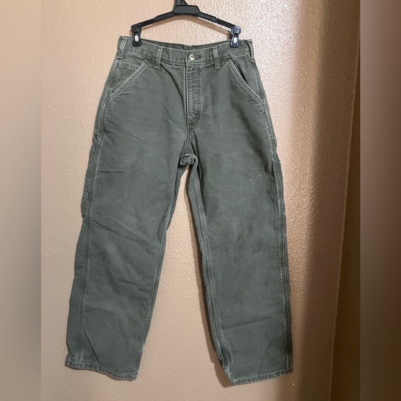 Carhartt Green Cargo Pants - Picture 2 of 9